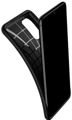 Чехол противоударный Spigen Original Liquid Air для Samsung Galaxy S20 матовый черный Matte Black фото