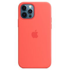 Чохол силіконовий soft-touch Apple Silicone case для MagSafe iPhone 13 Pro Max помаранчевий Nectarine фото