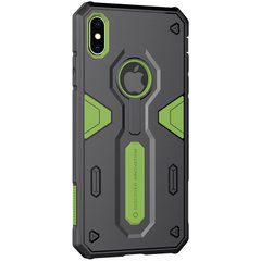 Чохол протиударний Nillkin Defender II Case для iPhone Xs Max чорний ТПУ + пластик Green фото