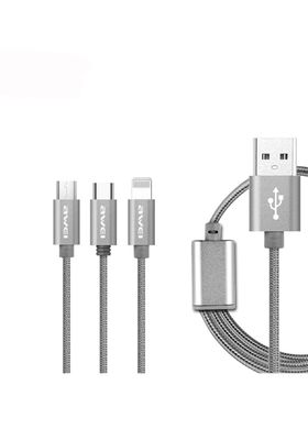 USB Кабель 3 in 1 Awei CL-970 Silver (CL-970) фото