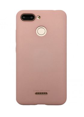 Чохол силіконовий Hana Molan Cano щільний для Xiaomi Redmi 6 рожевий Pink фото