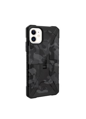 Чохол протиударний Armor Pathfinder Camo для iPhone 11 чорний ТПУ + пластик Black фото