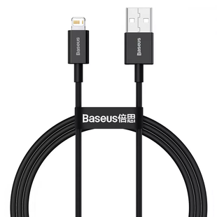 Кабель Baseus Superior Series Fast Charging Lightning 2.4A (2m) Black фото