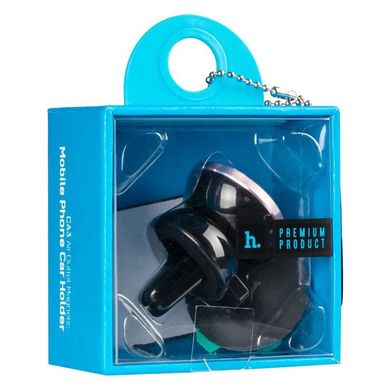 Автомобільний тримач для телефону Hoco CA3 Magnetic чорний Black / Violet фото