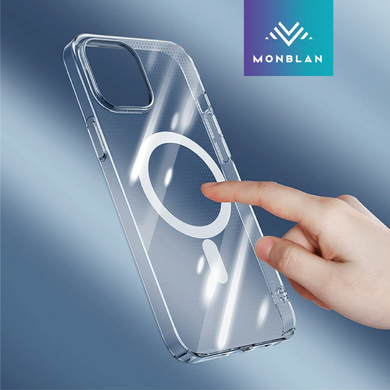 Чехол Monblan Magnetic Crystal Series для iPhone 14 Pro Transparent фото