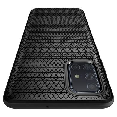 Чохол протиударний Spigen Original Liquid Air для Samsung Galaxy A71 матовий чорний Matte Black фото