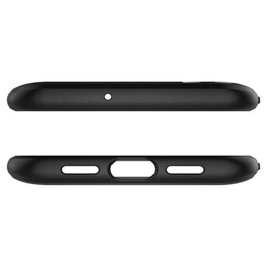 Чохол протиударний Spigen Rugged Armor для Xiaomi Mi 8 чорний ТПУ + пластик Black фото