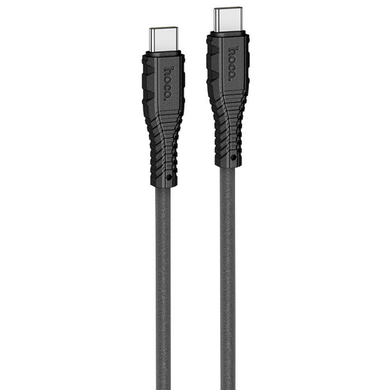 Дата кабель Hoco X67 "Nano" 60W Type-C to Type-C (1m) black фото