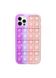 Чехол силиконовый Pop-it Case для iPhone 12/12 Pro фиолетовый Purple фото