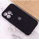 Чехол Silicone Case Full Camera Protective (AA) для Apple iPhone 14 Pro (Черный / Black)