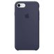 Чехол силиконовый soft-touch ARM Silicone Case для iPhone 7/8/SE (2020) синий Midnight Blue