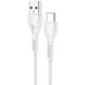 USB Cable Hoco X37 Cool Power Type-C White 1m