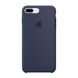 Чохол силіконовий soft-touch ARM Silicone case для iPhone 7 Plus / 8 Plus синій Midnight Blue