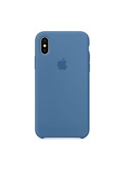 Чохол силіконовий soft-touch ARM Silicone case для iPhone Xr синій Denim Blue фото