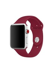 Ремешок Sport Band для Apple Watch 42/44mm силиконовый красный спортивный size(s) ARM Series 5 4 3 2 1 Rose Red фото