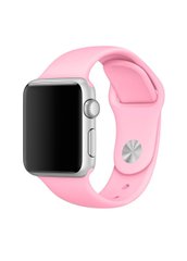 Ремінець Sport Band для Apple Watch 38 / 40mm силіконовий рожевий спортивний ARM Series 6 5 4 3 2 1 Pink фото