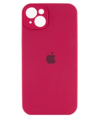 Чохол Silicone Case Full Camera Protective (AA) для Apple iPhone 13 (Червоний / Rose Red) фото