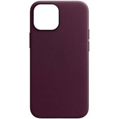 Чохол шкіряний Apple Leather Case with MagSafe для iPhone 14 Pro Dark Cherry фото