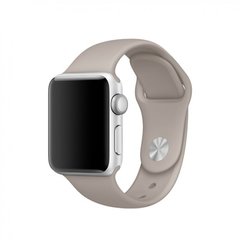 Ремешок Sport Band для Apple Watch 38/40mm силиконовый серый спортивный ARM Series 6 5 4 3 2 1 Pebble фото