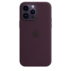 Чохол Apple Silicone case with MagSafe для iPhone 14 Pro Elderberry AAA фото