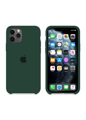 Чохол силіконовий soft-touch RCI Silicone case для iPhone 11 Pro зелений Dark Green фото