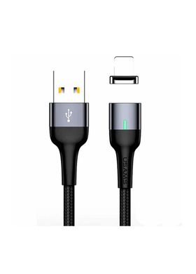 USB Кабель Lightning Usams U28 Black (US-SJ326) 1m фото