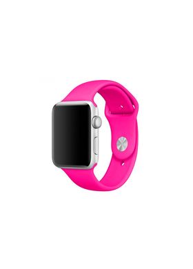 Ремінець Sport Band для Apple Watch 38 / 40mm силіконовий рожевий спортивний size (s) ARM Series 6 5 4 3 2 1 Barbie Pink фото