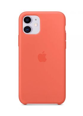 Чохол силіконовий soft-touch Apple Silicone Case для iPhone 11 помаранчевий Clementine фото