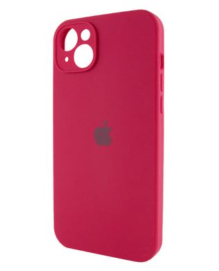 Чохол Silicone Case Full Camera Protective (AA) для Apple iPhone 13 (Червоний / Rose Red) фото