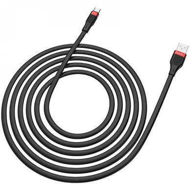 USB Cable Hoco U72 Forest Silicone Type-C Black 1.2m фото
