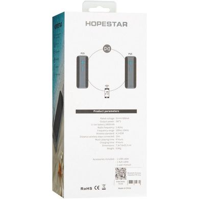 Bluetooth Колонка Hopestar P15 Grey фото