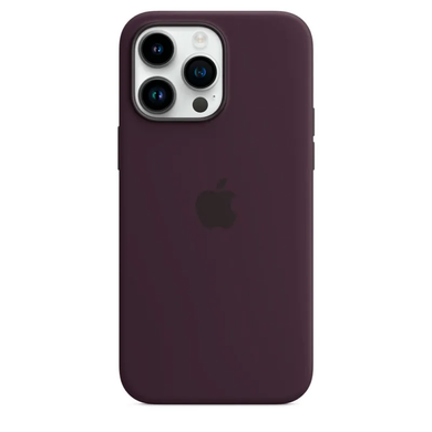Чохол Apple Silicone case with MagSafe для iPhone 14 Pro Elderberry AAA фото