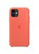 Чохол силіконовий soft-touch Apple Silicone Case для iPhone 11 помаранчевий Clementine