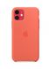 Чехол силиконовый soft-touch Apple Silicone Case для iPhone 11 оранжевый Clementine