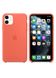 Чехол силиконовый soft-touch Apple Silicone Case для iPhone 11 оранжевый Clementine