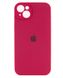 Чохол Silicone Case Full Camera Protective (AA) для Apple iPhone 13 (Червоний / Rose Red)