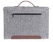 Фетровый чехол-сумка Gmakin для MacBook Air/Pro 13.3 серый с ручками (GS13) Gray