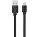 USB Cable Usams US-SJ007 U-Trans Series Lightning Black 0.25m