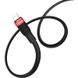 USB Cable Hoco U72 Forest Silicone Type-C Black 1.2m