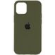 Чехол Silicone Case Full Protective AA для Apple iPhone 12 Pro Max Dark Olive