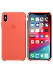 Чохол силіконовий soft-touch RCI Silicone case для iPhone Xs Max помаранчевий Nectarine фото