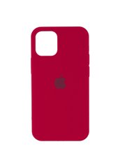 Чехол силиконовый soft-touch ARM Silicone Case для iPhone 13 розовый Rose Red фото