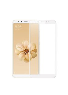 Защитное стекло с полной проклейкой для Xiaomi Redmi mi 6x/A2 (white) фото