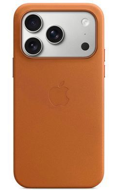 Чехол Leather Case with Magsafe для Apple iPhone 17 Pro Deep Gray AAA фото