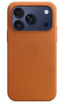 Чехол Leather Case with Magsafe для Apple iPhone 17 Pro Deep Gray AAA фото