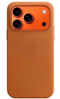Чехол Leather Case with Magsafe для Apple iPhone 17 Pro Deep Gray AAA фото