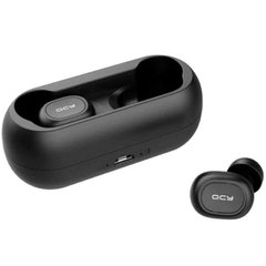 Навушники бездротові вкладиші Xiaomi QCY-T1 TWS Bluetooth з мікрофоном чорні Black фото