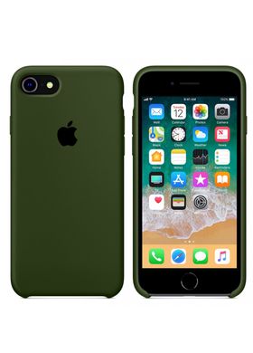 Чохол силіконовий soft-touch ARM Silicone Case для iPhone 7/8 / SE (2020) зелений Army Green фото