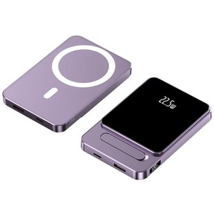 Павербанк Power Bank JJT-A77 PD20W+QC 22.5W з БЗП 10000 mAh (Purple) фото