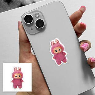 3D стікер "Labubu Pink" фото